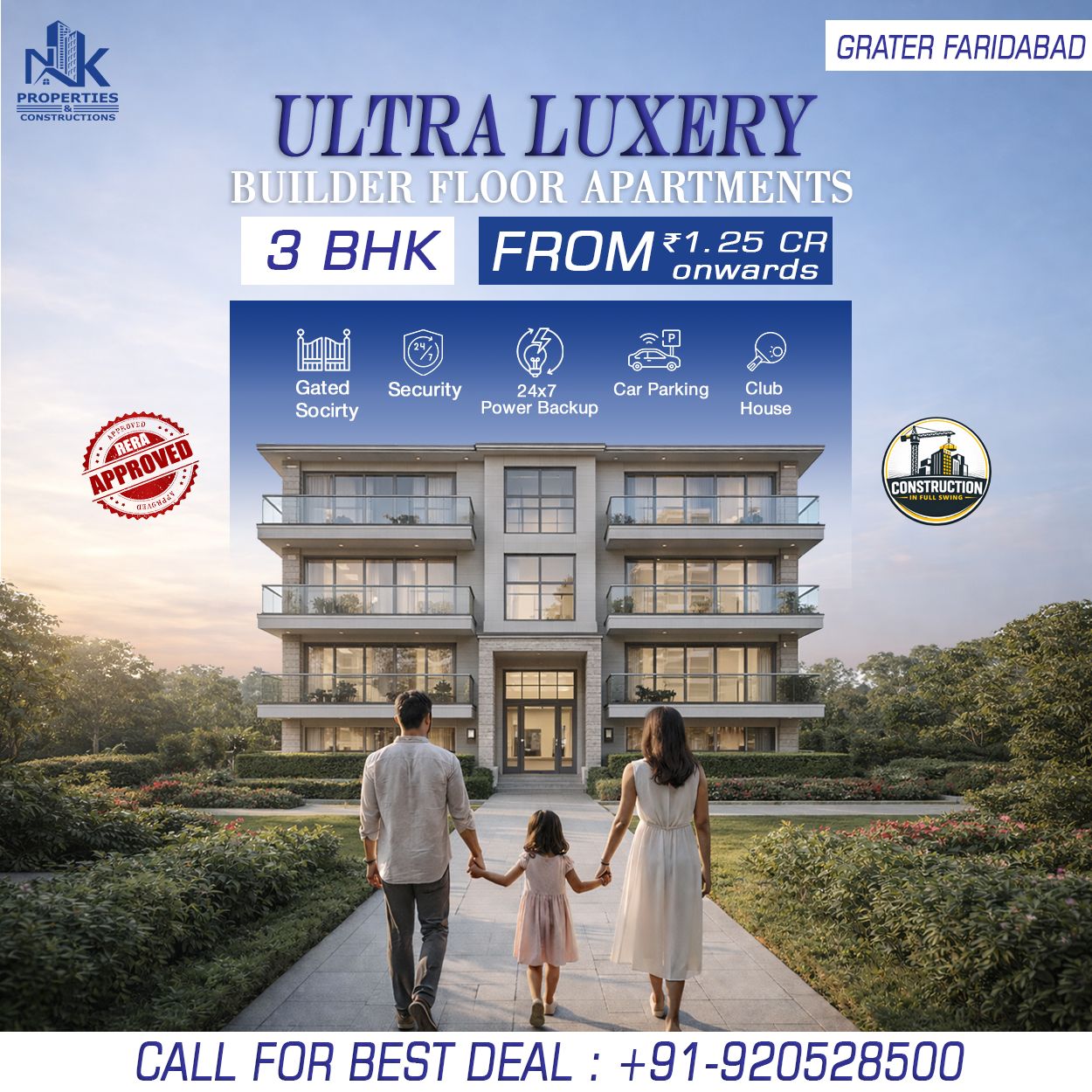 Builder floor campaign design by Pradeep Kumar